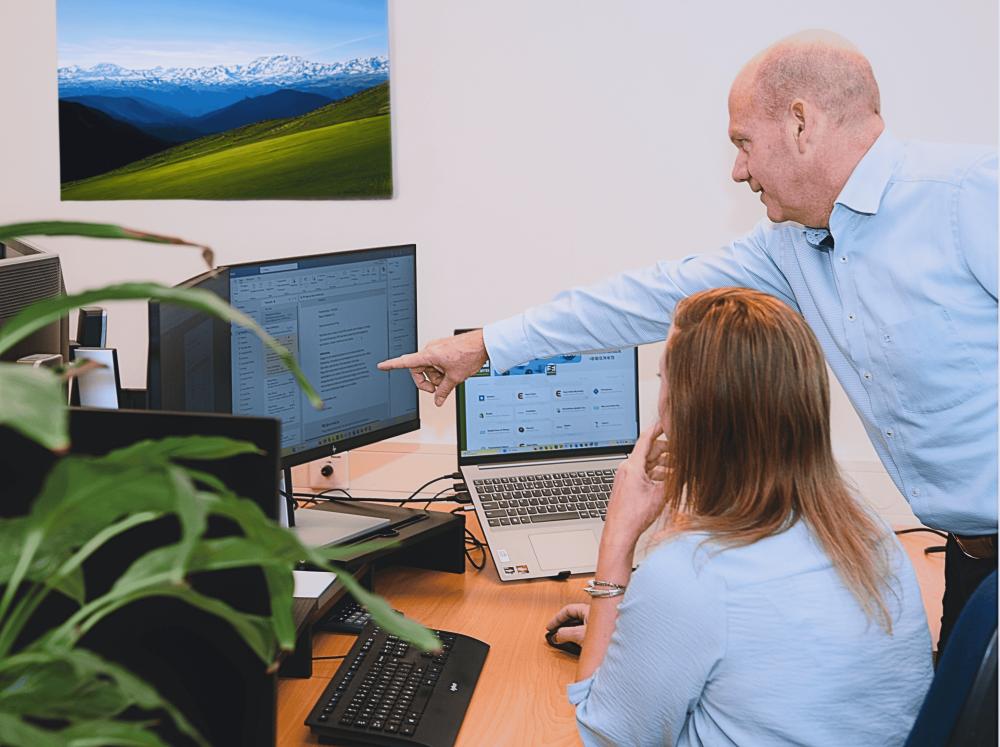 Hands-on persoonlijke uitleg op de werkplek